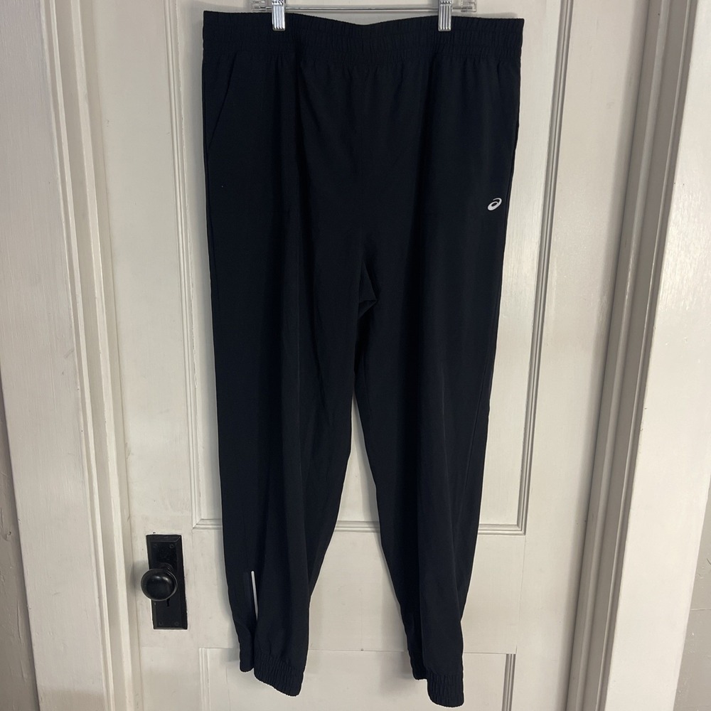 ASICS Women's Black Jogger Pants With Pockets - Size XL